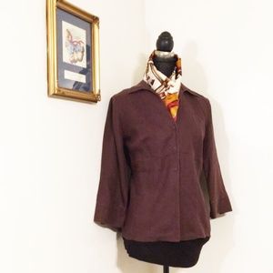 100% NATURAL  linen brown Size 10